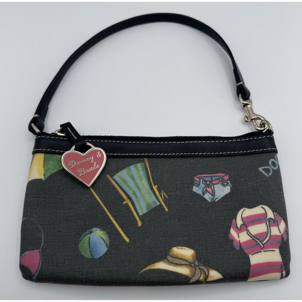 Dooney & Bourke Summer Fun Print Small Purse Black